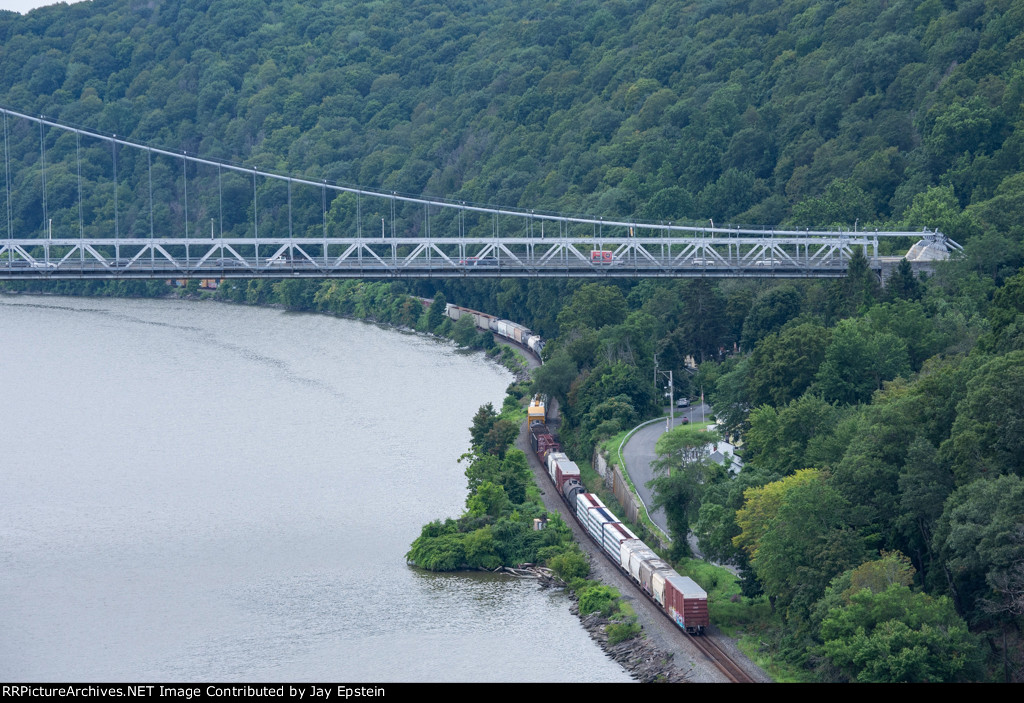 Receding under the Mid-Hudson Bridge